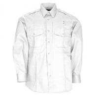 Men's Long Sleeve Twill PDU Class B Shirt | White | Medium - 72345-010-M-R