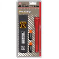 Mini Mag 2-Cell AA LED PRO Flashlight w/ Hols | Red - SP2P03H