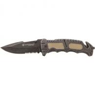 Smith & Wesson Liner Lock Partially Serrated - SWBG7S