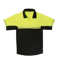 Bike Patrol Polo- Short Sleeve | Reflective Yellow | X-Small