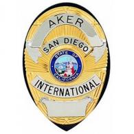 Aker Clip-On Shield Badge Holder