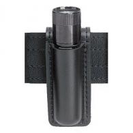 Model 306 Open Top Mini-Flashlight Holder | Black | Basket Weave