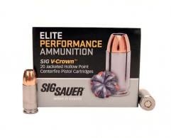 Sig Sauer Elite 9mm 147 Gr V-Crown JHP 50rd box LE/MIL/IOP - E9MMA3-LE-50