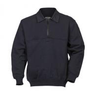 Shield Job Shirt - Twill Collar | Navy | X-Large - 3732-XL