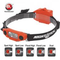 DICATA Intrinsically Safe Low-Profile Dual-Light Headlamp | Red