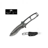 6 1/4 Constant Neck Damascus Handle and Blade with Kydex Sheath