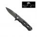 4 1/2 Black G10 Handle with Black Blade with Pocket Clip | Black - MC-400-B4-B