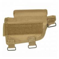 Voodoo Tactical Buttstock Cheek Piece Ambidextrous Coyote Brown - 20-9421007000