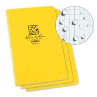 Field-Flex Stapled Notebook - 3 Pack Yellow - 351FX