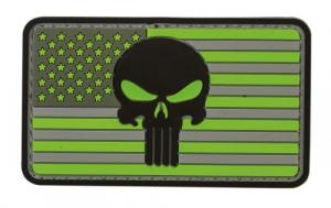 Punisher Flag - (Hi-Viz Green & Gray) - 07-0813000000