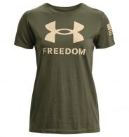 Women's UA Freedom Logo T-Shirt - 1370815-391-LG