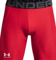 UA Men's HeatGear Armour Compression Shorts Carbon Red MD