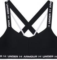 UA Women's Crossback Low Sports Bra Black/White X-Large - 1361033001XL