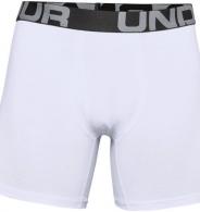 UA Men's Charged Cotton 6" Boxerjock X-Large White 3-Pack - 1363617100XL