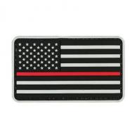 Voodoo Tactical American Flag Red Line Rubber Patch - 07-0908000000