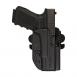 International OWB Kydex Holster W/ Modular Mounts Gun Model: For Glock 17 9mm Hand: Left Finish: Black Kydex