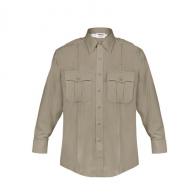 Elbeco DutyMaxx Men's Long Sleeve Silvertan Shirt Size 18.5/35 - 582D-18.5-35