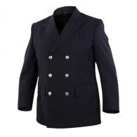 Elbeco-Top Authority Polyester Double-Breasted Blousecoat-Black-Size: 36-R