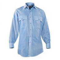 Elbeco Men's Paragon Plus Long Sleeve Medium Blue Shirt Size 16/33 - P878-16-33