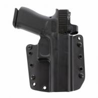 Galco Corvus Belt/IWB Black Holster, Right Handed, Black, For Glock 43X MOS, with Red Dot