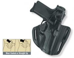 Gould & Goodrich-Three Slot Pancake Holster-Right Handed-Black-Fits: Sig Sauer P250 Compact - B803-250