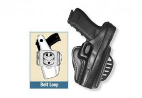 Gould & Goodrich-Paddle Holster-Left Handed-Black-Fits: Browning Hi Power - B807-195LH