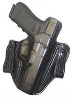 Gould & Goodrich-Inside/Outside Pants Holster-Left Handed-Black-Fit: For Glock 19 - B812-G19LH