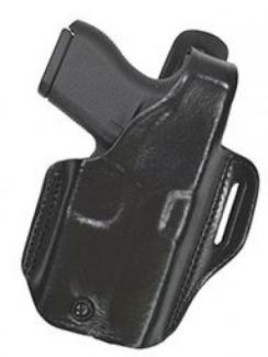 Gould & Goodrich-Low Profile Belt Slide Holster-Left Handed-Black-Fit:  Browning Hi Power - B895-1LH