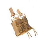 High Speed Gear 40mm TACO MOLLE Mag Pouch, Double, Coyote Brown - 11M402CB