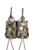 High Speed Gear 40mm TACO MOLLE Mag Pouch, Double, Multi Camo - 11M402MC