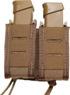 Duty Pistol TACO Covered, Double, Coyote Brown - 41PTC2CB