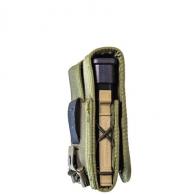 High Speed Gear Duty Double Pistol TACO-Covered Plus Adaptable Belt Mount, OD Green - 41PX12OD