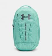 UA Hustle 5.0 Backpack Neo Turquoise/Metallic Green Grit