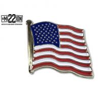 Thin Blue Line American Flag Pin - PIN-AM