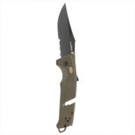 SOG Specialty Knives & Tools Trident At - Olive Drab - Partially Serrated