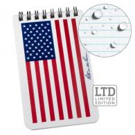 3''x5'' Notebook - Red/White/Blue Flag - FLW35