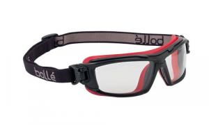 Bolle ULTIM8 Safety Glasses Black/Red Frame - 40299