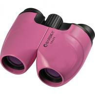 Barska Optics Colorado Waterproof Compact Binoculars 10x25mm, Porro Prism, Blue Lens, Pink, Boxed - CO11370