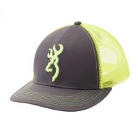 Browning Cap Flashback, Charcoal/Neon Green - 308177541