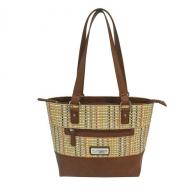NcStar VISM Concealed Carry Woven Tote Brown - BWK003