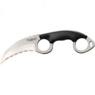 Cold Steel Double Agent Fixed Kinfe I, 3" Serrated Blade, Grivory Grip, Kydex Sheath, Boxed - 39FKS