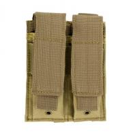 NcStar Double Pistol Mag Pouch Tan