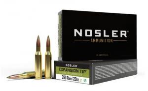 Main product image for Nosler Expansion Tip Rifle Ammunition 260 Rem. 120 gr. ET SP 20 rd.