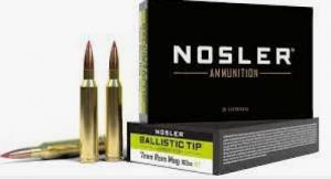 Main product image for Nosler Ballistic Tip Rifle Ammunition 7mm Rem. 160 gr. BT SP 20 rd.