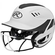 Rawlings Velo Senior 2-Tone Home Softball Helmet Mask-Blk - R16H2FGS-W/MBK