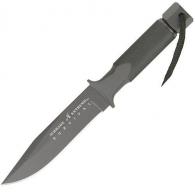 Schrade Fixed 5.625 in Gray Blade Stainless Handle - SCHF2SM