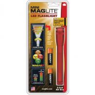 Maglite 2 Cell AA Mini Flashlight Red  - SP2203H