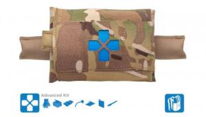 Blue Force Gear Micro Trauma Kit NOW! MOLLE Mounted Helium Whisper Advanced - BFG-HW-TKN-MTKN-ADV-MC