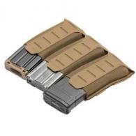 Blue Force Gear-Stackable Ten-Speed Triple M4 Mag Pouch - Coyote Brown - BFG-HW-TSP-M4-3-SB-CB