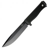 Fallkniven A1 Fixed Blade 6.3 in Black Blade Leather Sheath - A1bL